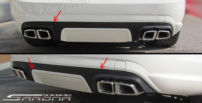 Custom Mercedes CL Rear Add-on  Coupe Rear Lip/Diffuser (2010 - 2014) - $350.00 (Part #MB-004-RA)